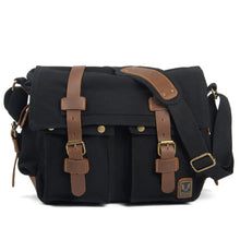 Load image into Gallery viewer, MUCHUAN Men's Canvas Satchel Bag — Vintage Canvas Messenger for Commute & Travel
