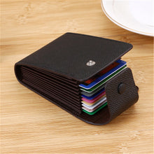 Load image into Gallery viewer, Men's credit card holder — Slim PU card holder for everyday carry