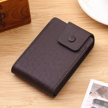 Load image into Gallery viewer, Men's credit card holder — Slim PU card holder for everyday carry