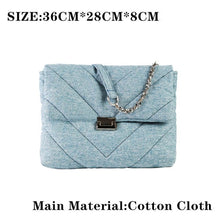 Load image into Gallery viewer, Women's Denim Shoulder Bags