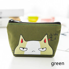 Load image into Gallery viewer, Fashionable Linen Coin Purse with Zipper Closure