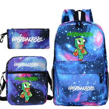 Load image into Gallery viewer, Cartoon Backpack 3-Piece Set — UNSPEAKABLE Merch for School & Travel