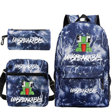 Load image into Gallery viewer, Cartoon Backpack 3-Piece Set — UNSPEAKABLE Merch for School & Travel