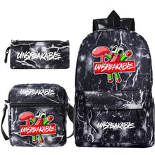 Load image into Gallery viewer, Cartoon Backpack 3-Piece Set — UNSPEAKABLE Merch for School & Travel