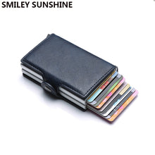 Load image into Gallery viewer, SMILEY SUNSHINE RFID Wallet — Compact PU Mini Wallet