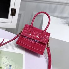 Load image into Gallery viewer, Mini Small Square bag 2020 Fashion New Quality PU Leather Women&#39;s Handbag Crocodile pattern Chain Shoulder Messenger Bags
