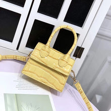 Load image into Gallery viewer, Mini Small Square bag 2020 Fashion New Quality PU Leather Women&#39;s Handbag Crocodile pattern Chain Shoulder Messenger Bags
