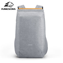 Load image into Gallery viewer, Kingsons Men&#39;s Anti-theft Backpack 15.6 Inch Laptop Bag Pack USB Charging Mini School Back Pack for Teenager Travel Hand Bag New
