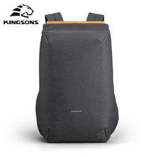 Load image into Gallery viewer, Kingsons Men&#39;s Anti-theft Backpack 15.6 Inch Laptop Bag Pack USB Charging Mini School Back Pack for Teenager Travel Hand Bag New

