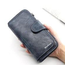 Load image into Gallery viewer, Women&#39;s wallet made of leather Wallets Three fold VINTAGE Womens purses mobile phone Purse Female Coin Purse Carteira Feminina
