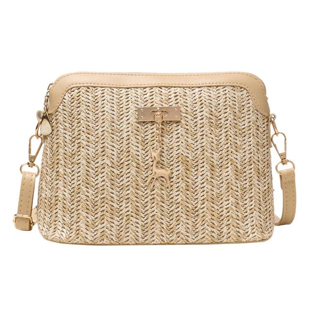 Summer Straw Bags For Women Handmade Tassel Beach Bags 2020 Raffia Rattan Woven Handbags Vacation Shoulder Crossbody Bags Clutch