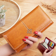 Load image into Gallery viewer, Women&#39;s wallet made of leather Wallets Three fold VINTAGE Womens purses mobile phone Purse Female Coin Purse Carteira Feminina
