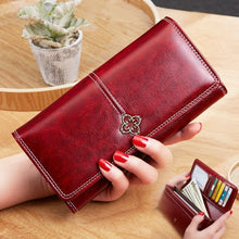 Load image into Gallery viewer, Women&#39;s wallet made of leather Wallets Three fold VINTAGE Womens purses mobile phone Purse Female Coin Purse Carteira Feminina
