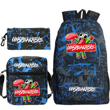 Load image into Gallery viewer, Cartoon Backpack 3-Piece Set — UNSPEAKABLE Merch for School &amp; Travel
