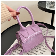 Load image into Gallery viewer, Mini Small Square bag 2020 Fashion New Quality PU Leather Women&#39;s Handbag Crocodile pattern Chain Shoulder Messenger Bags
