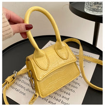 Load image into Gallery viewer, Mini Small Square bag 2020 Fashion New Quality PU Leather Women&#39;s Handbag Crocodile pattern Chain Shoulder Messenger Bags
